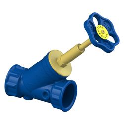 Schlösser Freistromventil Blue-tec ohne Entleerung und mit steigender Spindel... SCHLOESSER-0015064000001 4044997113813 (Abb. 1)