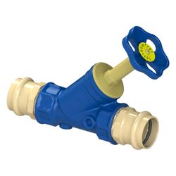 Schlösser Freistromventil Blue-tec mit Pressanschluss IG, ohne Entleerung und... SCHLOESSER-0015094200001 4044997170908 (Abb. 1)