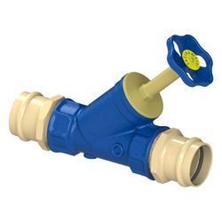 Schlösser Freistromventil Blue-tec mit Pressanschluss IG, ohne Entleerung und... SCHLOESSER-0015095400001 4044997170915 (Abb. 1)
