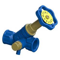 Schlösser Freistromventil Blue-tec mit Entleerung und steigender Spindel, DN ... SCHLOESSER-0015111500001 4044997114148 (Abb. 1)