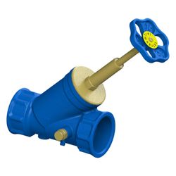 Schlösser Freistromventil Blue-tec mit Entleerung und steigender Spindel, DN ... SCHLOESSER-0015115000001 4044997114193 (Abb. 1)