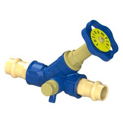Schlösser Freistromventil Blue-tec mit Pressanschluss IG, Entleerung und stei... SCHLOESSER-0015191500001 4044997171028 (Abb. 1)