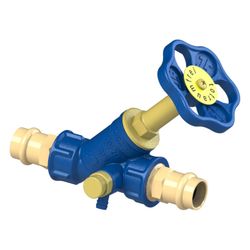 Schlösser Freistromventil Blue-tec mit Pressanschluss IG, Entleerung und stei... SCHLOESSER-0015191800001 4044997171035 (Abb. 1)