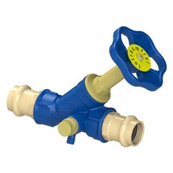Schlösser Freistromventil Blue-tec mit Pressanschluss IG, Entleerung und stei... SCHLOESSER-0015192200001 4044997171042 (Abb. 1)