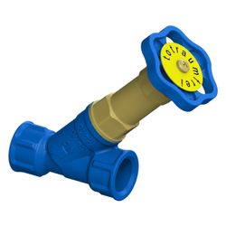 Schlösser Freistromventil Blue-tec mit Muffenanschluss, ohne Entleerung und m... SCHLOESSER-0015261500001 4044997114322 (Abb. 1)