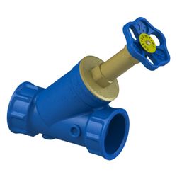 Schlösser Freistromventil Blue-tec mit Muffenanschluss, ohne Entleerung und m... SCHLOESSER-0015265000001 4044997114377 (Abb. 1)