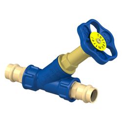 Schlösser Freistromventil Blue-tec mit Pressanschluss IG, ohne Entleerung und... SCHLOESSER-0015291800001 4044997171202 (Abb. 1)