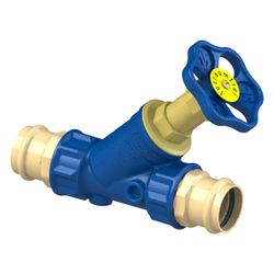 Schlösser Freistromventil Blue-tec mit Pressanschluss IG, ohne Entleerung und... SCHLOESSER-0015293500001 4044997171233 (Abb. 1)