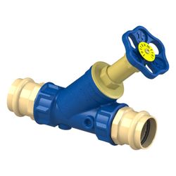 Schlösser Freistromventil Blue-tec mit Pressanschluss IG, ohne Entleerung und... SCHLOESSER-0015294200001 4044997171240 (Abb. 1)