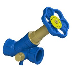 Schlösser Freistromventil Blue-tec mit Muffenanschluss, Entleerung und nichts... SCHLOESSER-0015312000001 4044997114513 (Abb. 1)