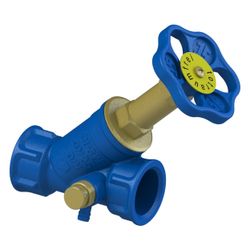 Schlösser Freistromventil Blue-tec mit Muffenanschluss, Entleerung und nichts... SCHLOESSER-0015312500001 4044997114520 (Abb. 1)