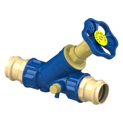 Schlösser Freistromventil Blue-tec mit Pressanschluss IG, Entleerung und nich... SCHLOESSER-0015393500001 4044997171387 (Abb. 1)