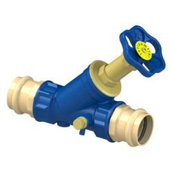 Schlösser Freistromventil Blue-tec mit Pressanschluss IG, Entleerung und nich... SCHLOESSER-0015394200001 4044997171394 (Abb. 1)