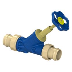 Schlösser Freistromventil Blue-tec mit Pressanschluss AG MULTI, ohne Entleeru... SCHLOESSER-0015543500001 4044997171646 (Abb. 1)