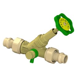 Schlösser Freistromventil mit Pressanschluss AG MULTI, Entleerung und steigen... SCHLOESSER-0015571500001 4044997171677 (Abb. 1)