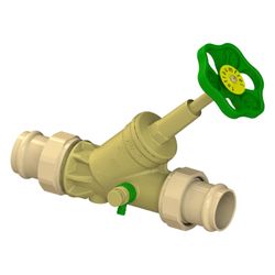 Schlösser Freistromventil mit Pressanschluss AG MULTI, Entleerung und steigen... SCHLOESSER-0015573500001 4044997171721 (Abb. 1)