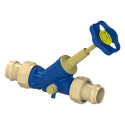 Schlösser Freistromventil Blue-tec mit Pressanschluss AG, Entleerung und stei... SCHLOESSER-0015595400001 4044997171844 (Abb. 1)