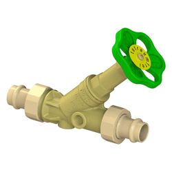 Schlösser Freistromventil mit Pressanschluss AG MULTI, ohne Entleerung und mi... SCHLOESSER-0015821800001 4044997116319 (Abb. 1)