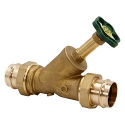 Schlösser Freistromventil mit Pressanschluss AG MULTI, ohne Entleerung und mi... SCHLOESSER-0015825400001 4044997171936 (Abb. 1)