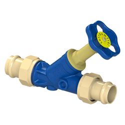 Schlösser Freistromventil Blue-tec mit Pressanschluss AG MULTI, ohne Entleer.... SCHLOESSER-0015845400001 4044997172049 (Abb. 1)