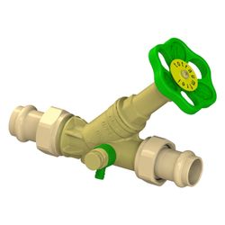 Schlösser Freistromventil mit Pressanschluss AG MULTI, Entleerung und nichtst... SCHLOESSER-0015872200001 4044997172087 (Abb. 1)