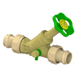 Schlösser Freistromventil mit Pressanschluss AG MULTI, Entleerung und nichtst... SCHLOESSER-0015875400001 4044997172131 (Abb. 1)