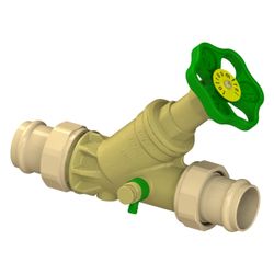 Schlösser Freistromventil mit Pressanschluss AG MULTI, Entleerung und nichtst... SCHLOESSER-0015873500001 4044997172117 (Abb. 1)