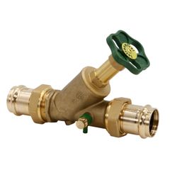 Schlösser Freistromventil mit Pressanschluss AG MULTI, Entleerung und nichtst... SCHLOESSER-0015874200001 4044997172124 (Abb. 1)