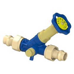 Schlösser Freistromventil Blue-tec mit Pressanschluss AG MULTI, Entleerung un... SCHLOESSER-0015891500001 4044997172148 (Abb. 1)