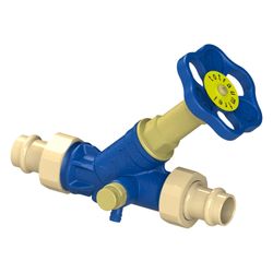 Schlösser Freistromventil Blue-tec mit Pressanschluss AG MULTI, Entleerung un... SCHLOESSER-0015891800001 4044997172179 (Abb. 1)