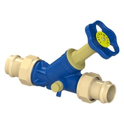 Schlösser Freistromventil Blue-tec mit Pressanschluss AG MULTI, Entleerung un... SCHLOESSER-0015894200001 4044997172254 (Abb. 1)