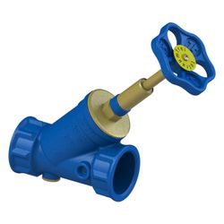 Schlösser KFR-Ventil Blue-tec mit Muffenanschluss, ohne Entleerung, mit steig... SCHLOESSER-0016164000001 4044997116791 (Abb. 1)