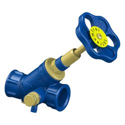 Schlösser KFR-Ventil Blue-tec mit Muffenanschluss, Entleerung und steigender ... SCHLOESSER-0016212000001 4044997117187 (Abb. 1)