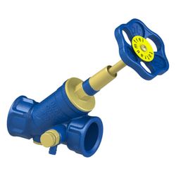 Schlösser KFR-Ventil Blue-tec mit Muffenanschluss, Entleerung und steigender ... SCHLOESSER-0016218000001 4044997250181 (Abb. 1)