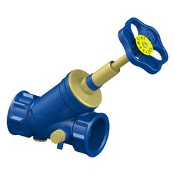 Schlösser KFR-Ventil Blue-tec mit Muffenanschluss, Entleerung und steigender ... SCHLOESSER-0016214000001 4044997117217 (Abb. 1)