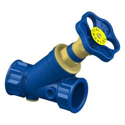 Schlösser KFR-Ventil Blue-tec mit Muffenanschluss, ohne Entleerung, mit nicht... SCHLOESSER-0016263200001 4044997117347 (Abb. 1)