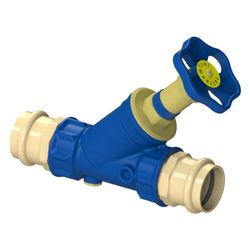 Schlösser KFR-Ventil Blue-tec mit Pressanschluss IG, ohne Entleerung und mit ... SCHLOESSER-0016294200001 4044997172421 (Abb. 1)