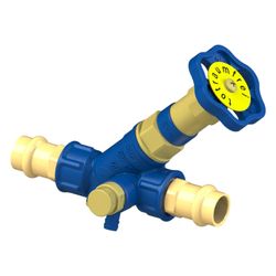 Schlösser KFR-Ventil Blue-tec mit Pressanschluss IG, mit Entleerung und nicht... SCHLOESSER-0016391500001 4044997172520 (Abb. 1)
