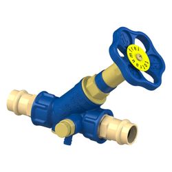 Schlösser KFR-Ventil Blue-tec mit Pressanschluss IG, mit Entleerung und nicht... SCHLOESSER-0016391800001 4044997172537 (Abb. 1)