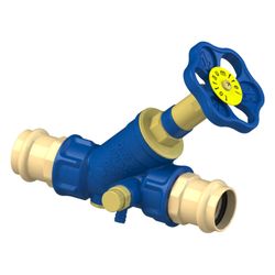 Schlösser KFR-Ventil Blue-tec mit Pressanschluss IG, mit Entleerung und nicht... SCHLOESSER-0016392800001 4044997172551 (Abb. 1)