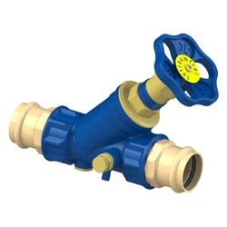Schlösser KFR-Ventil Blue-tec mit Pressanschluss IG, mit Entleerung und nicht... SCHLOESSER-0016393500001 4044997172568 (Abb. 1)