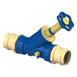 Schlösser KFR-Ventil Blue-tec mit Pressanschluss IG, mit Entleerung und nicht... SCHLOESSER-0016395400001 4044997172582 (Abb. 1)