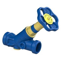 Schlösser KFR-Ventil Blue-tec mit Außengewinde MULTI und ohne Entleerung, DN ... SCHLOESSER-0016742000001 4044997181119 (Abb. 1)