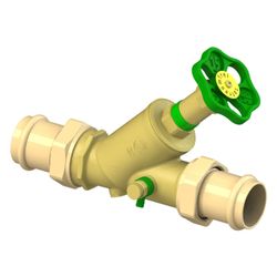 Schlösser KFR-Ventil mit Pressanschluss AG MULTI, Entleerung und nichtsteigen... SCHLOESSER-0016874200001 4044997173046 (Abb. 1)