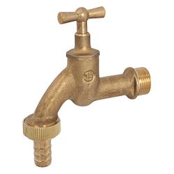 Schlösser Auslaufventil mit Schlauchverschraubung und Knebel-Oberteil, 3/4", ... SCHLOESSER-0017302000001 4044997119440 (Abb. 1)