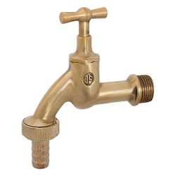 Schlösser Auslaufventil mit Schlauchverschraubung und Knebel-Oberteil, 1/2", ... SCHLOESSER-0017301540001 4044997119389 (Abb. 1)