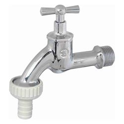 Schlösser Auslaufventil mit Schlauchverschraubung und Knebel-Oberteil, 1/2", ... SCHLOESSER-0017301550001 4044997119402 (Abb. 1)
