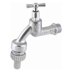 Schlösser Auslaufventil mit Rohrbelüfter, RV, Schlauchverschraubung und Knebe... SCHLOESSER-0017491520001 4044997181201 (Abb. 1)