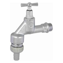 Schlösser Auslaufventil mit Rohrbelüfter, Schlauchverschraubung, ohne RV, mit... SCHLOESSER-0017511520001 4044997120835 (Abb. 1)
