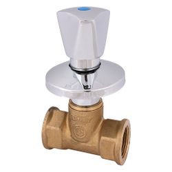 Schlösser Unterputzventil mit Dreikanthaubengriff, DN 25, 1" IG, Messing... SCHLOESSER-0017902500001 4044997121337 (Abb. 1)